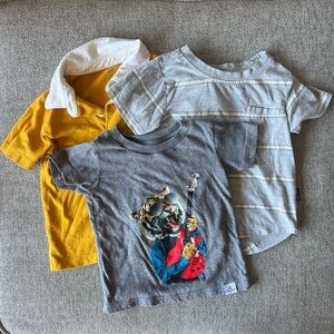 GAP, Kid Dangerous & Volcom Toddler Boy Shirt Size 2 (bundle of 3)